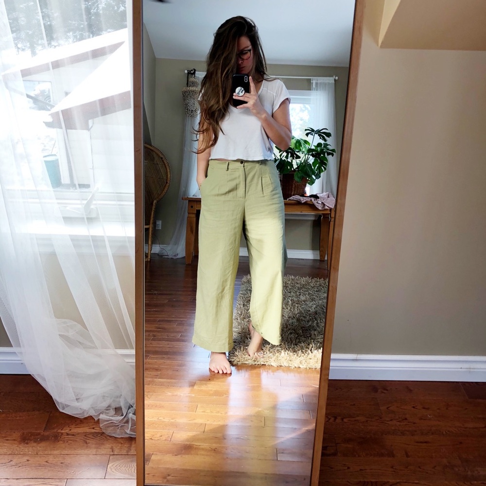 NWT MinkPink khaki utility pants